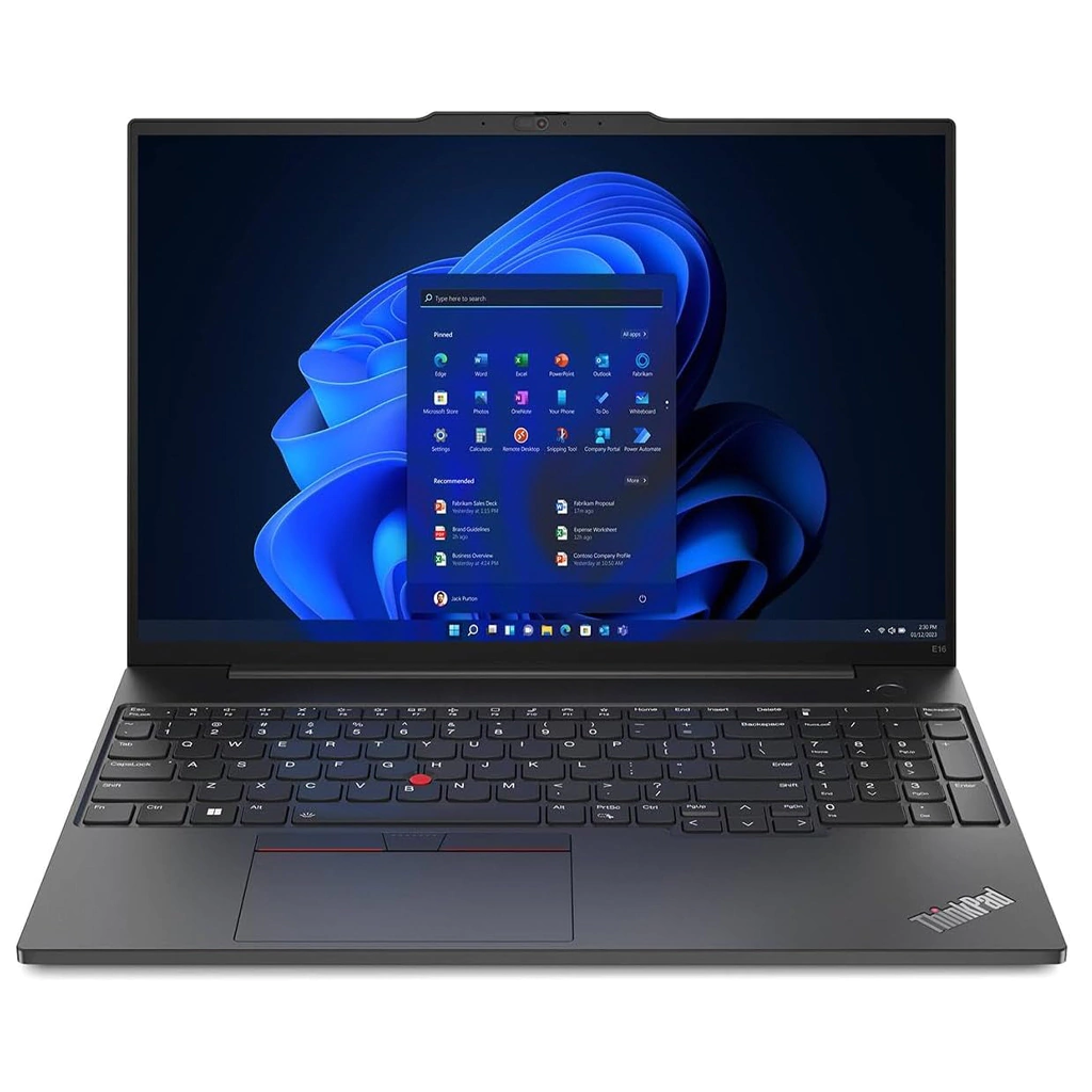 1-30feb68d3041fe6cfc17024916356997-1024-1024 Lenovo Thinkpad E16 G1 - 16" WUXGA - I7 1355U - 16GB DDR4 (max 40gb) - 512GB SSD - Teclado Retroiluminado - Lector De Huellas - Win 11 - Image 1